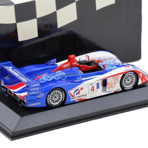 1:43 Minichamps Audi R8 SPA Francorchamps 1000km 2005 Ortelli/ Gounon #4