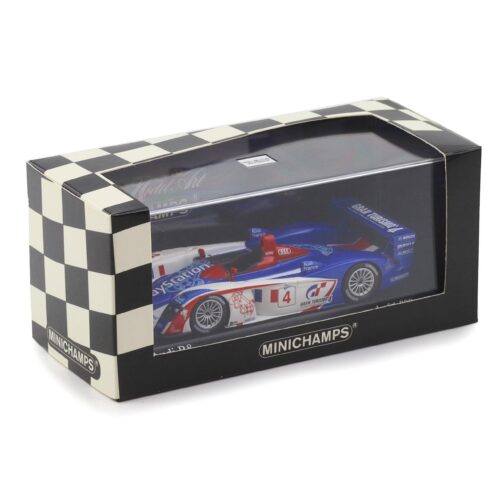 1:43 Minichamps Audi R8 SPA Francorchamps 1000km 2005 Ortelli/ Gounon #4