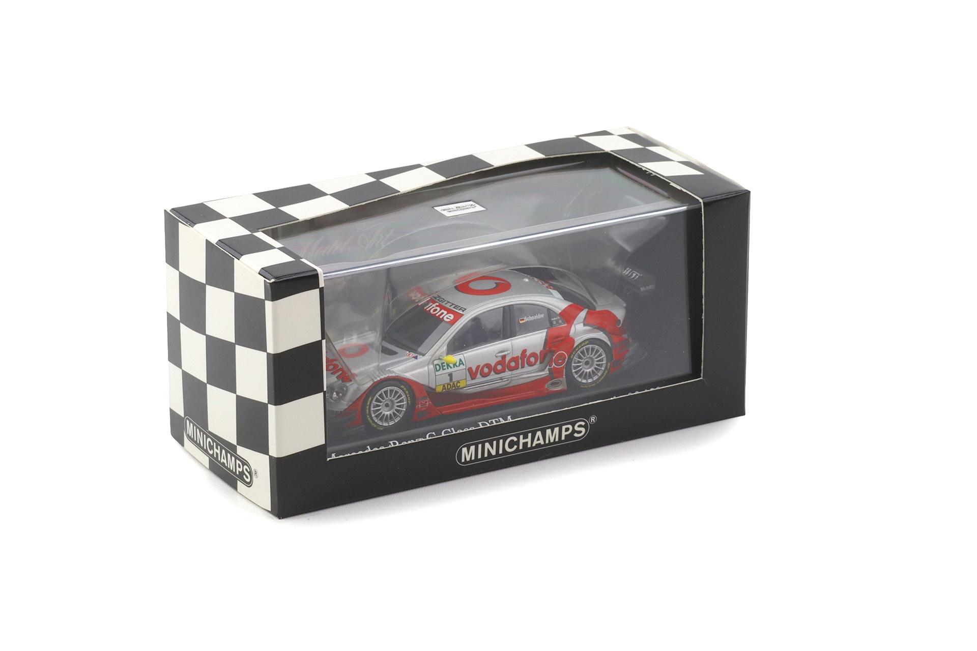 1:43 Minichamps Mercedes C-Class DTM 2004 Team AMG #1 B.Schneider
