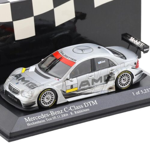 1:43 Minichamps Mercedes C-Class DTM 2004 Team AMG Test Car #8 Räikkönen