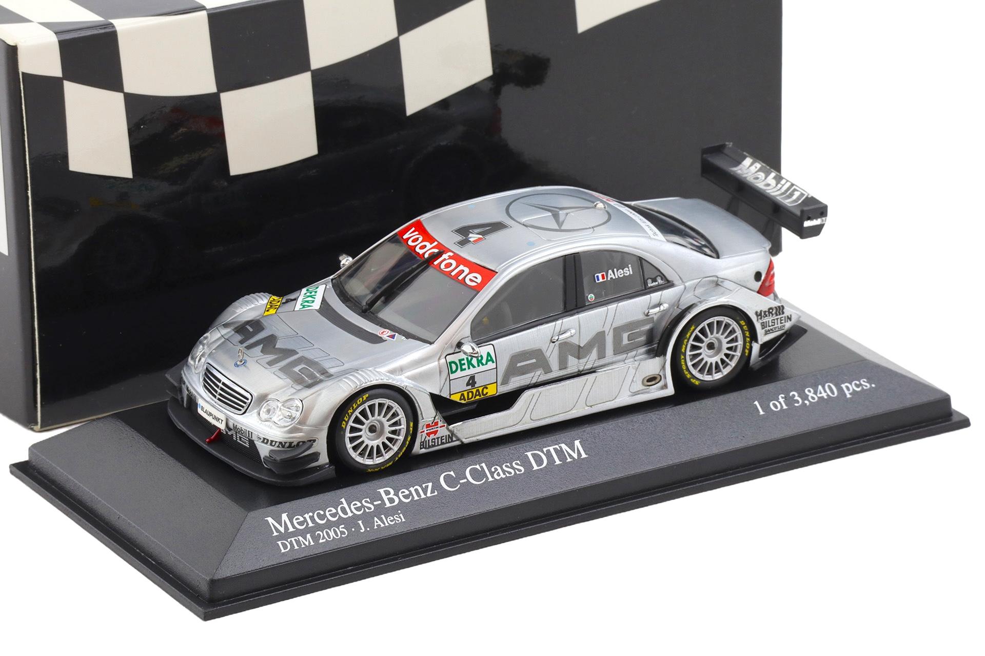 1:43 Minichamps Mercedes C-Class DTM 2005 Team AMG-Mercedes #4 Alesi
