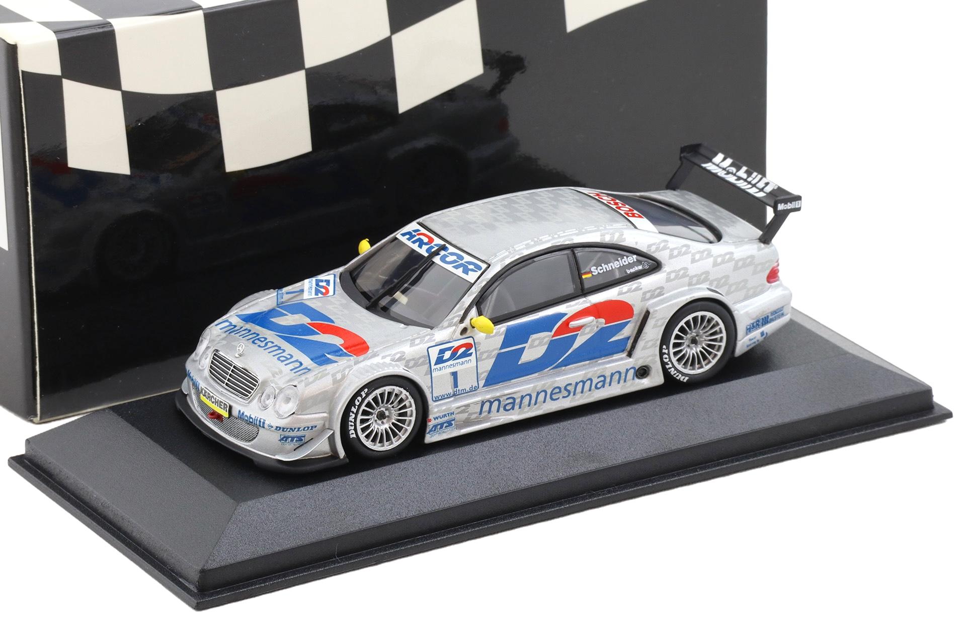 1:43 Minichamps Mercedes CLK DTM 2000 Team AMG B.Schneider #1 D2