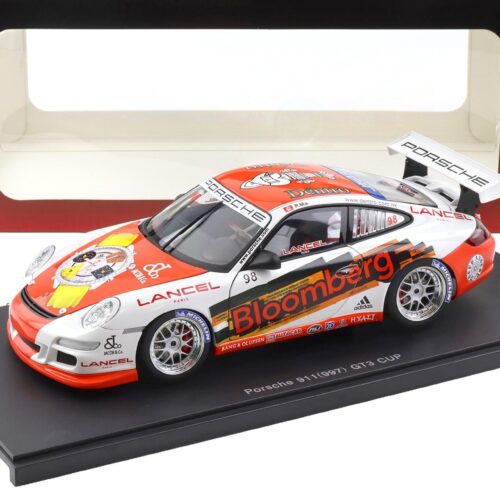 1:18 AUTOart Porsche 911 997 GT3 CUP 2006 P.MA #98 Bloomberg 80689 Limited