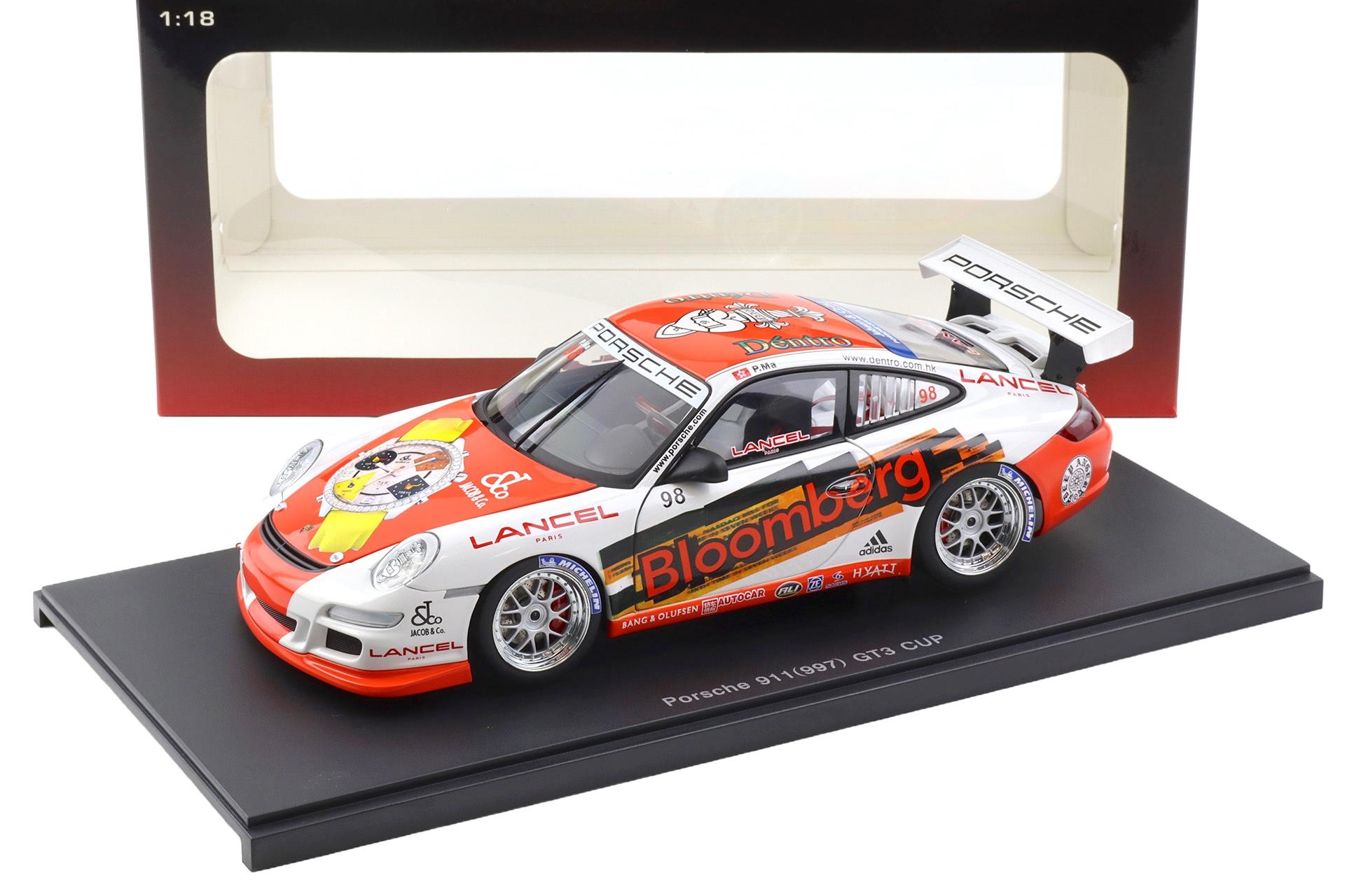 ID 115445.jpg 1:18 AUTOart Porsche 911 997 GT3 CUP 2006 P.MA #98 Bloomberg 80689 Limited