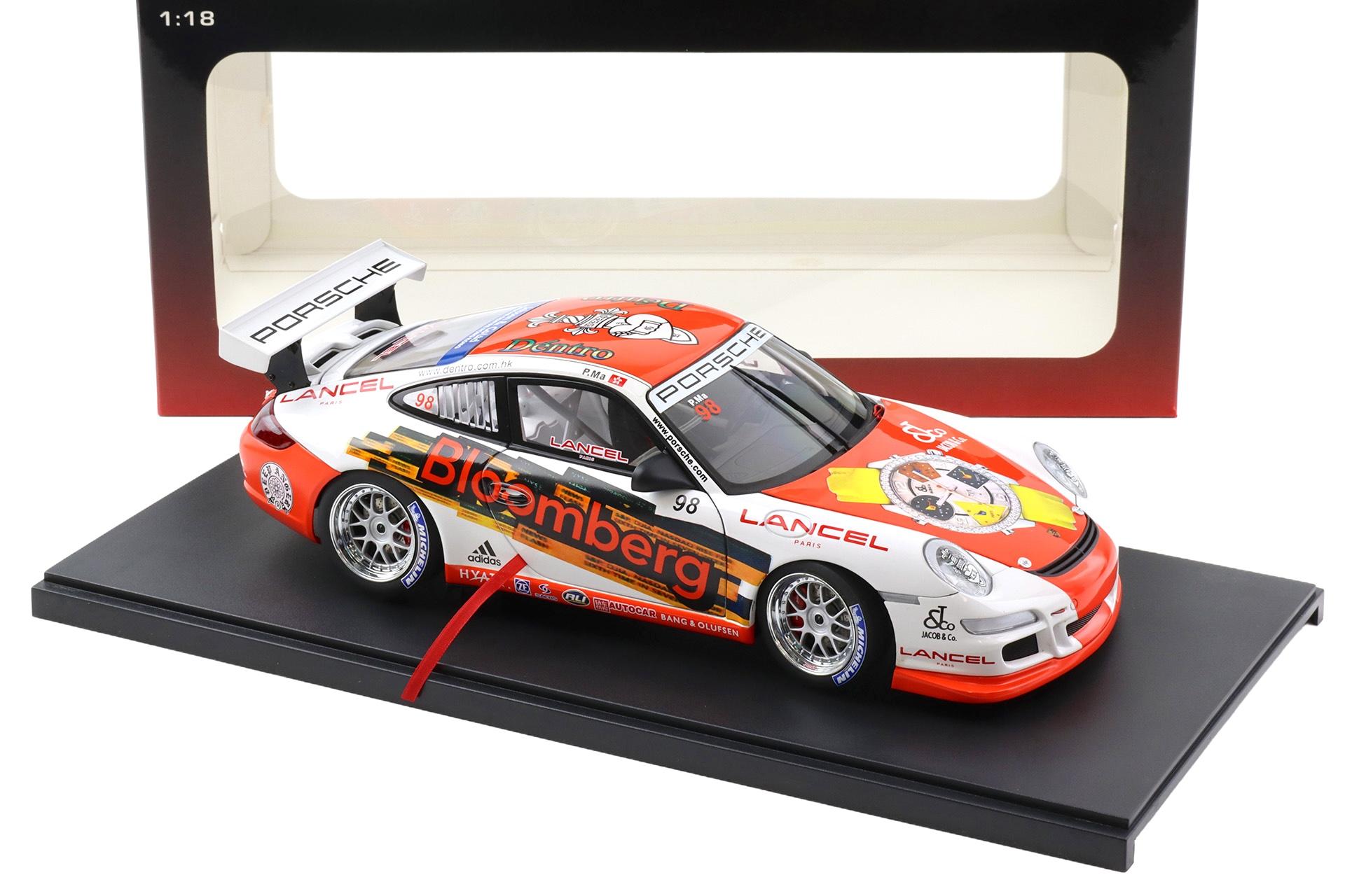 1:18 AUTOart Porsche 911 997 GT3 CUP 2006 P.MA #98 Bloomberg 80689 Limited