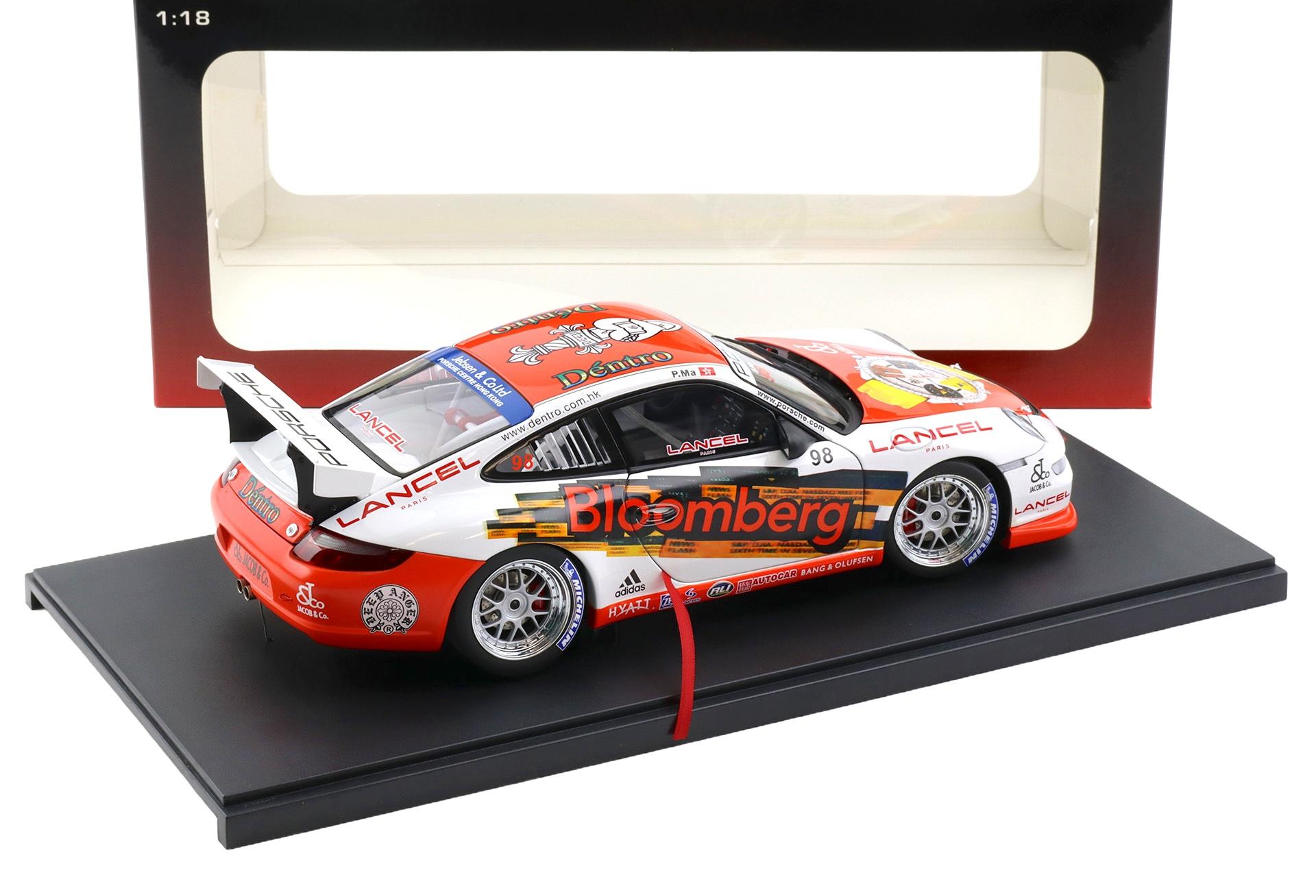 1:18 AUTOart Porsche 911 997 GT3 CUP 2006 P.MA #98 Bloomberg 80689 Limited