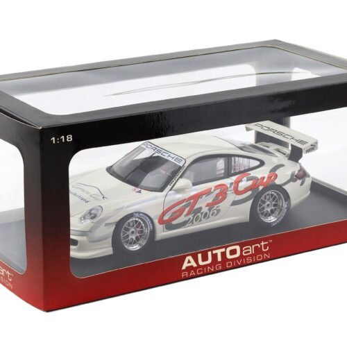 1:18 AUTOart Porsche 911 997 GT3 CUP 2006 Promo Cup Livery white/ silver 80681