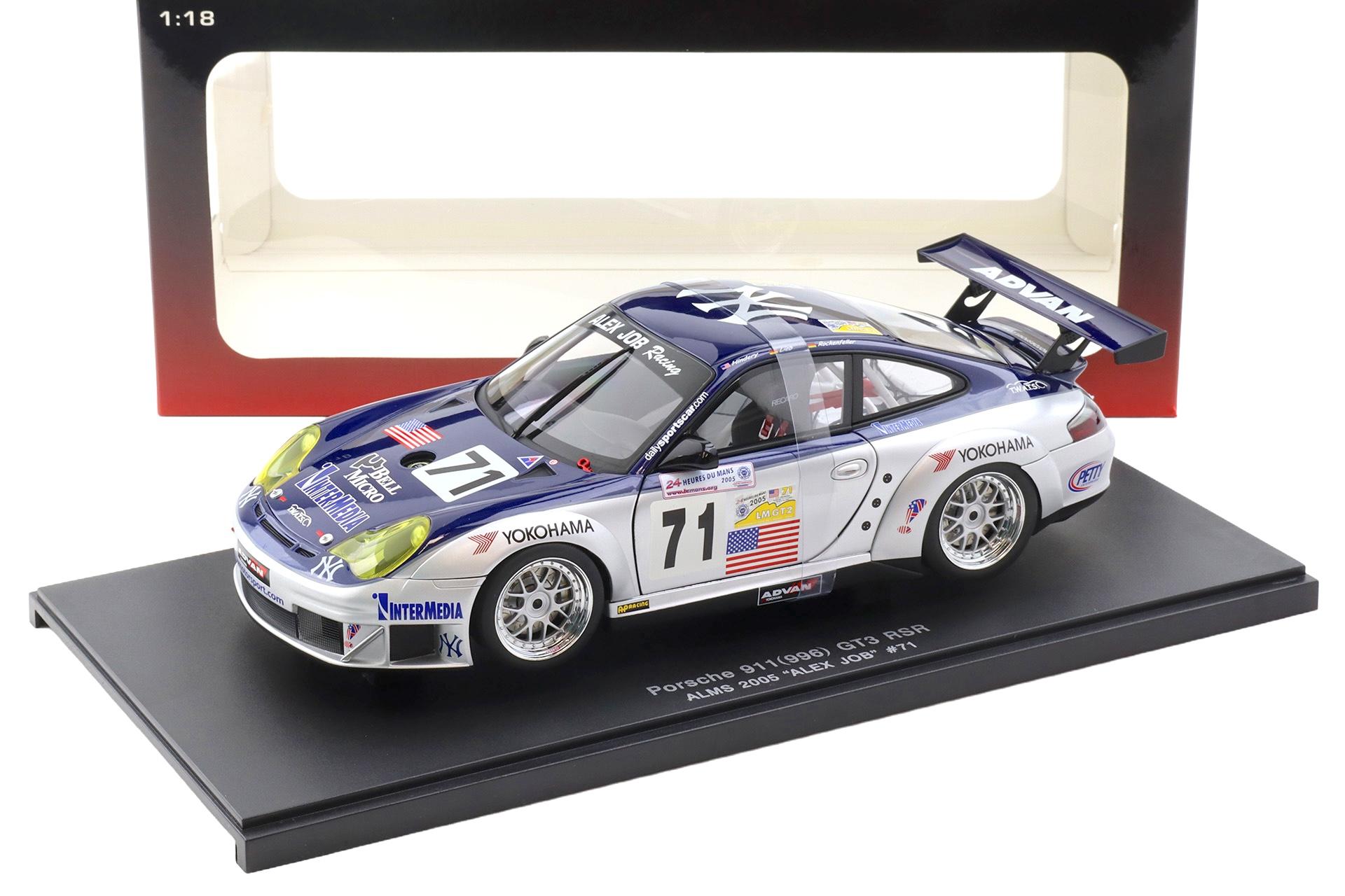 1:18 AUTOart Porsche 911 996 GT3 RSR ALMS 2005 #71 Alex Job 80583