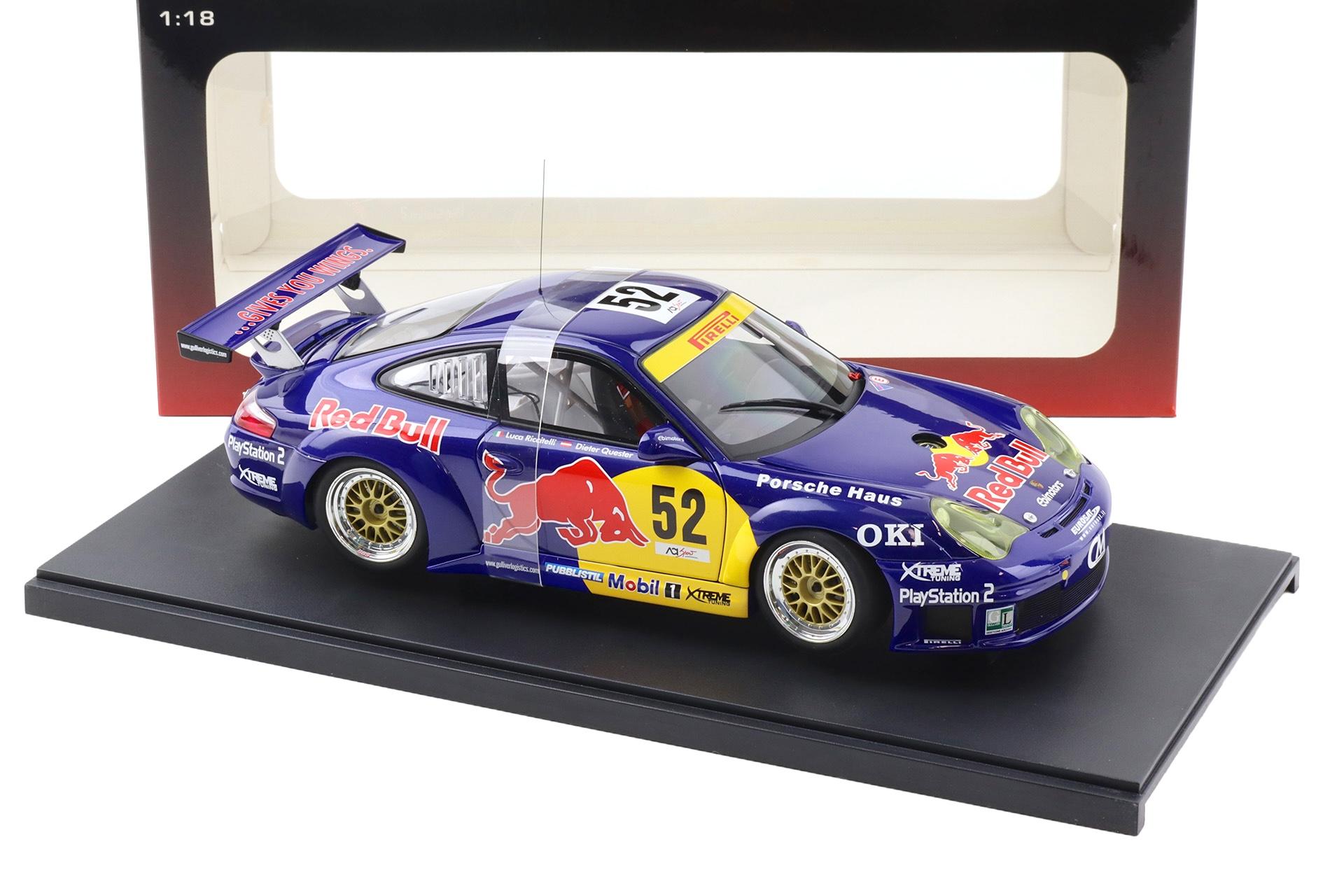 1:18 AUTOart Porsche 911 996 GT3 RSR Monza 2004 #52 Red Bull 80473
