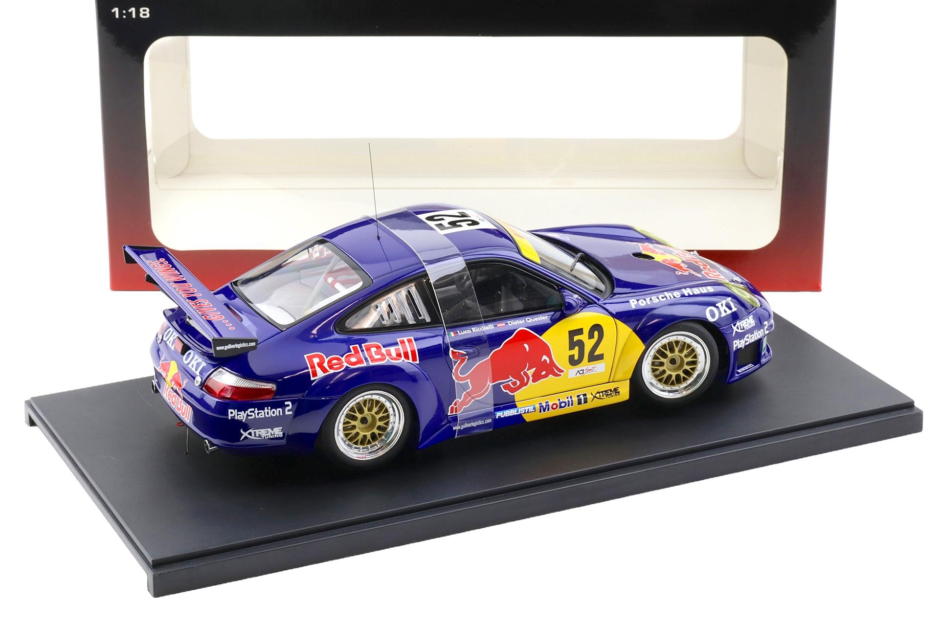 1:18 AUTOart Porsche 911 996 GT3 RSR Monza 2004 #52 Red Bull 80473