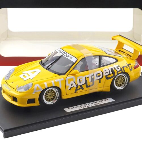 1:18 AUTOart Porsche 911 996 GT3 CUP AUTOart Livery Limited yellow 80675