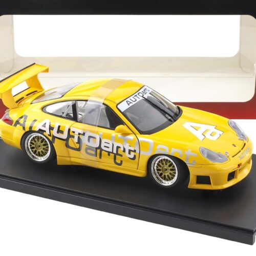1:18 AUTOart Porsche 911 996 GT3 CUP AUTOart Livery Limited yellow 80675