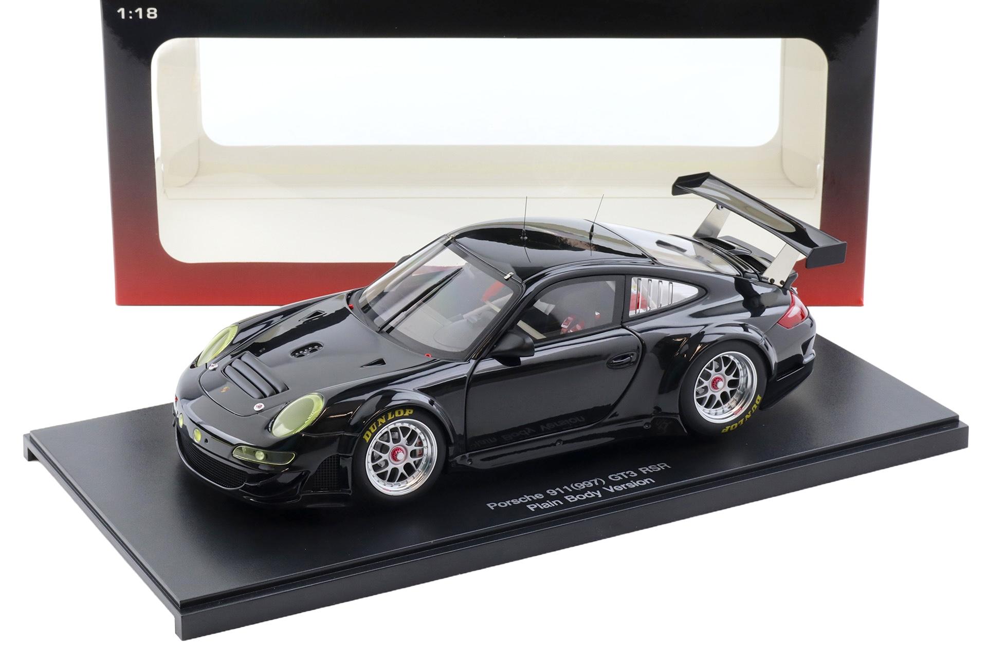 1:18 AUTOart Porsche 911 997 GT3 RSR Plain Body Version 2009 black 80974