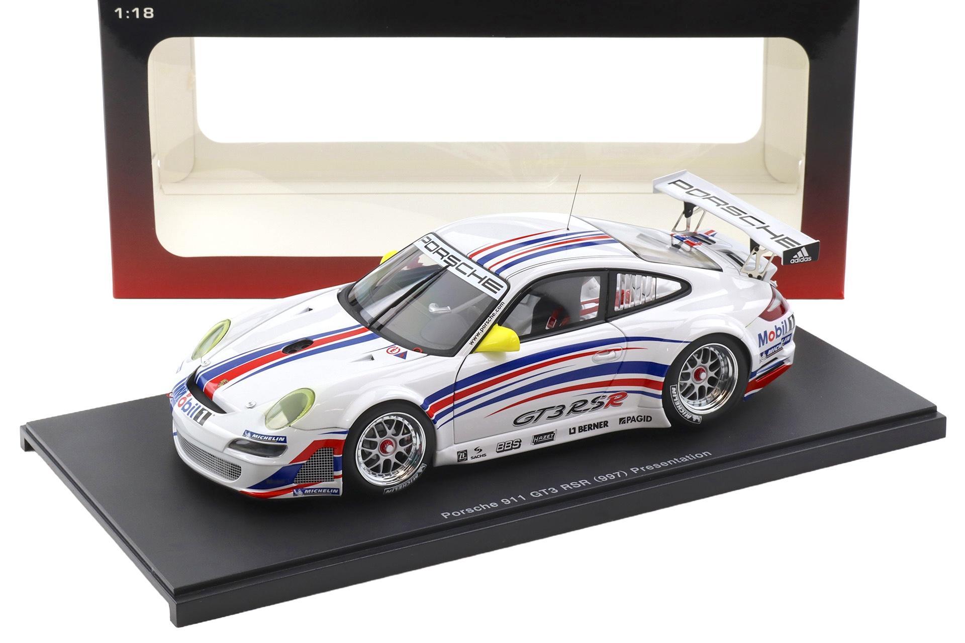 1:18 AUTOart Porsche 911 997 GT3 RSR PRESENTATION white 80770