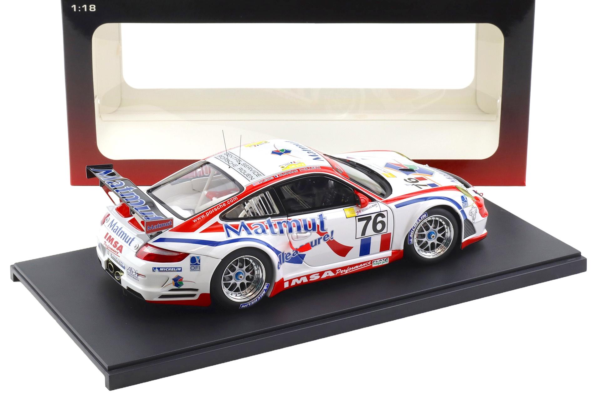 1:18 AUTOart Porsche 911 997 GT3 RSR Le Mans GT2 Class Winner 2007 #76 Matmut 80771