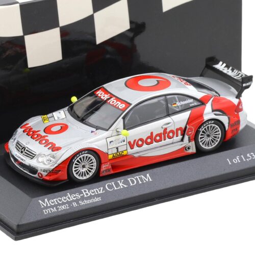 1:43 Minichamps Mercedes CLK DTM 2002 Team Vodafone AMG #1 B.Schneider