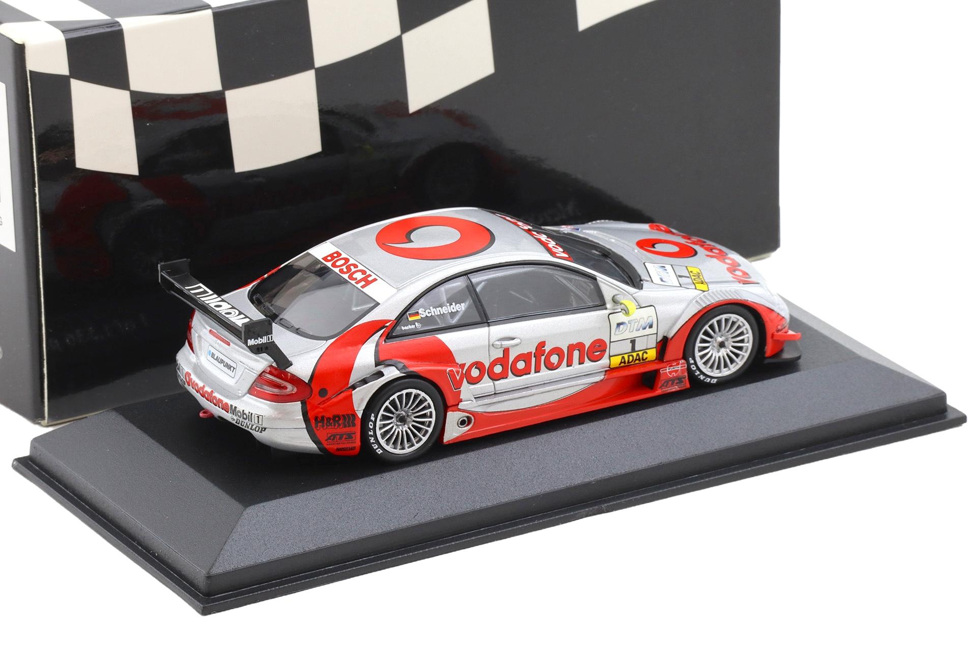 1:43 Minichamps Mercedes CLK DTM 2002 Team Vodafone AMG #1 B.Schneider