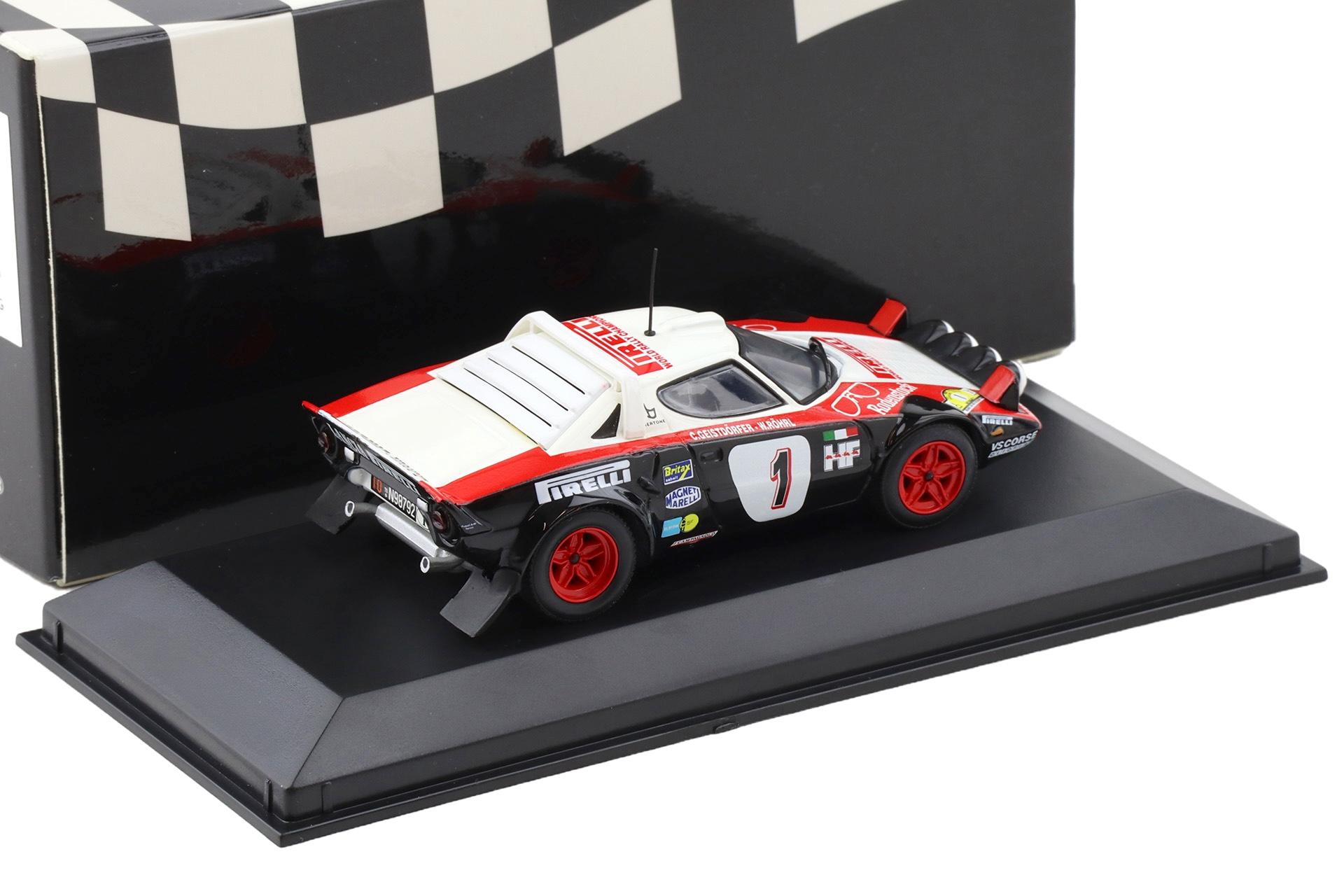 1:43 Minichamps Lancia Stratos Pirelli 1978 Rallye #1 Röhrl/ Geistdörfer