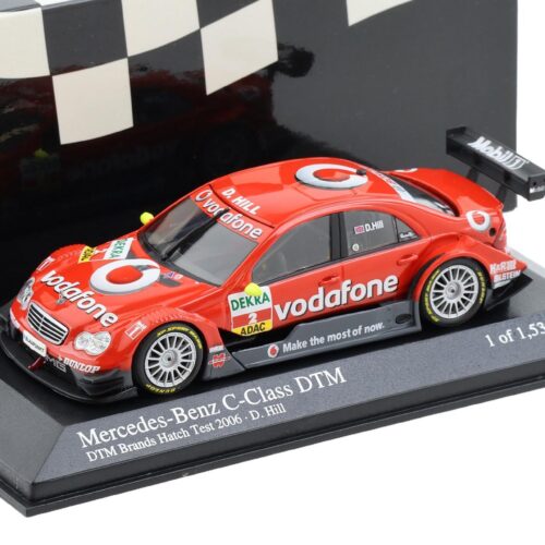 1:43 Minichamps Mercedes C-Class DTM 2006 Brands Hatch Test Team AMG #2 D.Hill