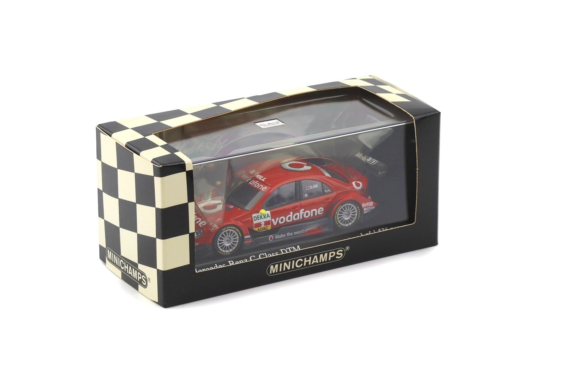 1:43 Minichamps Mercedes C-Class DTM 2006 Brands Hatch Test Team AMG #2 D.Hill