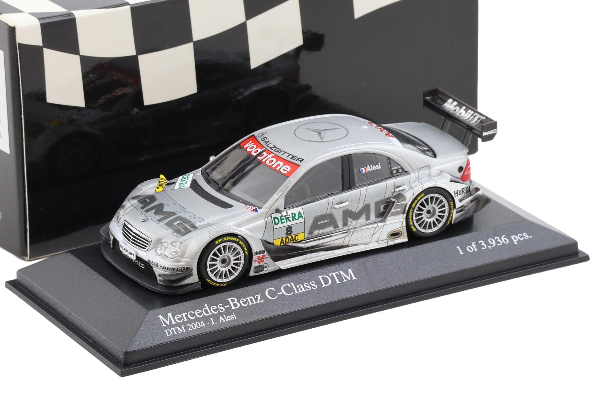 1:43 Minichamps Mercedes C-Class DTM 2004 Team AMG #8 J.Alesi