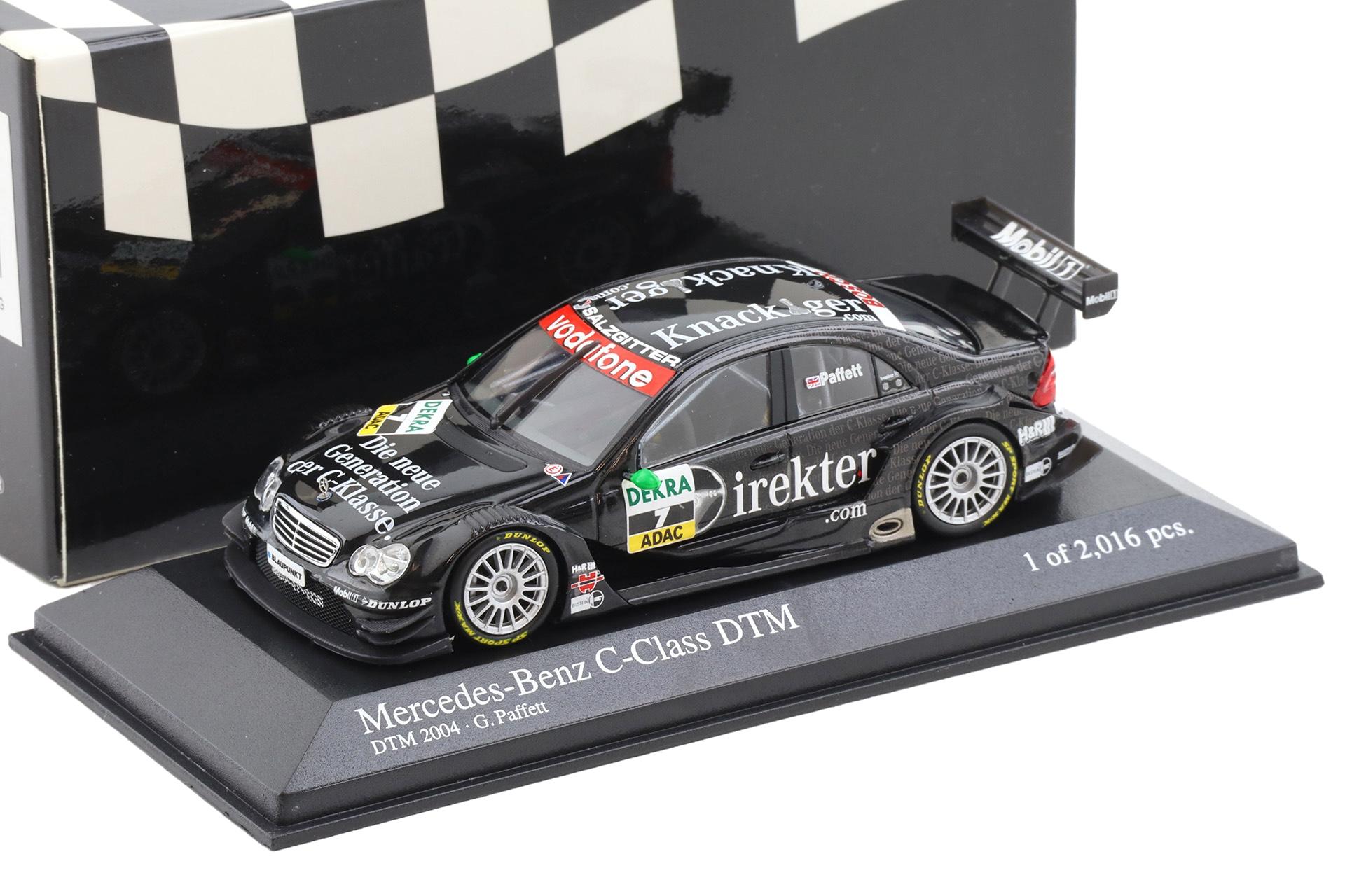 1:43 Minichamps Mercedes C-Class DTM 2004 Team AMG #7 G.Paffett