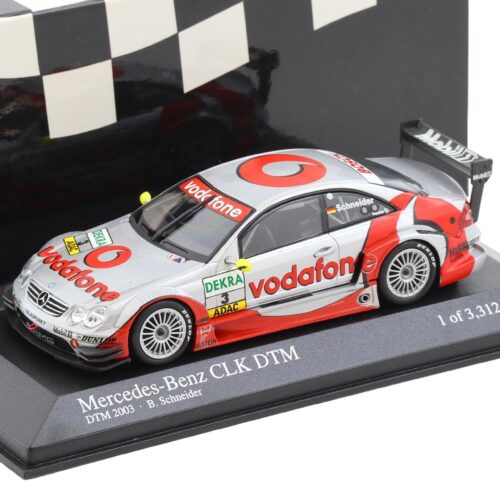 1:43 Minichamps Mercedes CLK DTM 2003 Team AMG Vodafone #3 B.Schneider