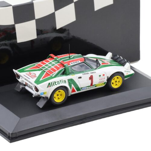 1:43 Minichamps Lancia Stratos Alitalia 1st Monte Carlo Rallye 1977 Munari/Maiga
