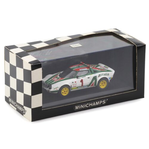 1:43 Minichamps Lancia Stratos Alitalia 1st Monte Carlo Rallye 1977 Munari/Maiga
