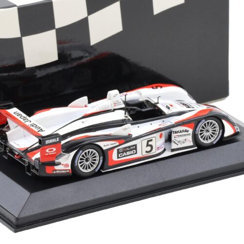 1:43 Minichamps Audi R8 Le Mans 24h 2004 Winners Ara/ Capello/ Kristensen #5