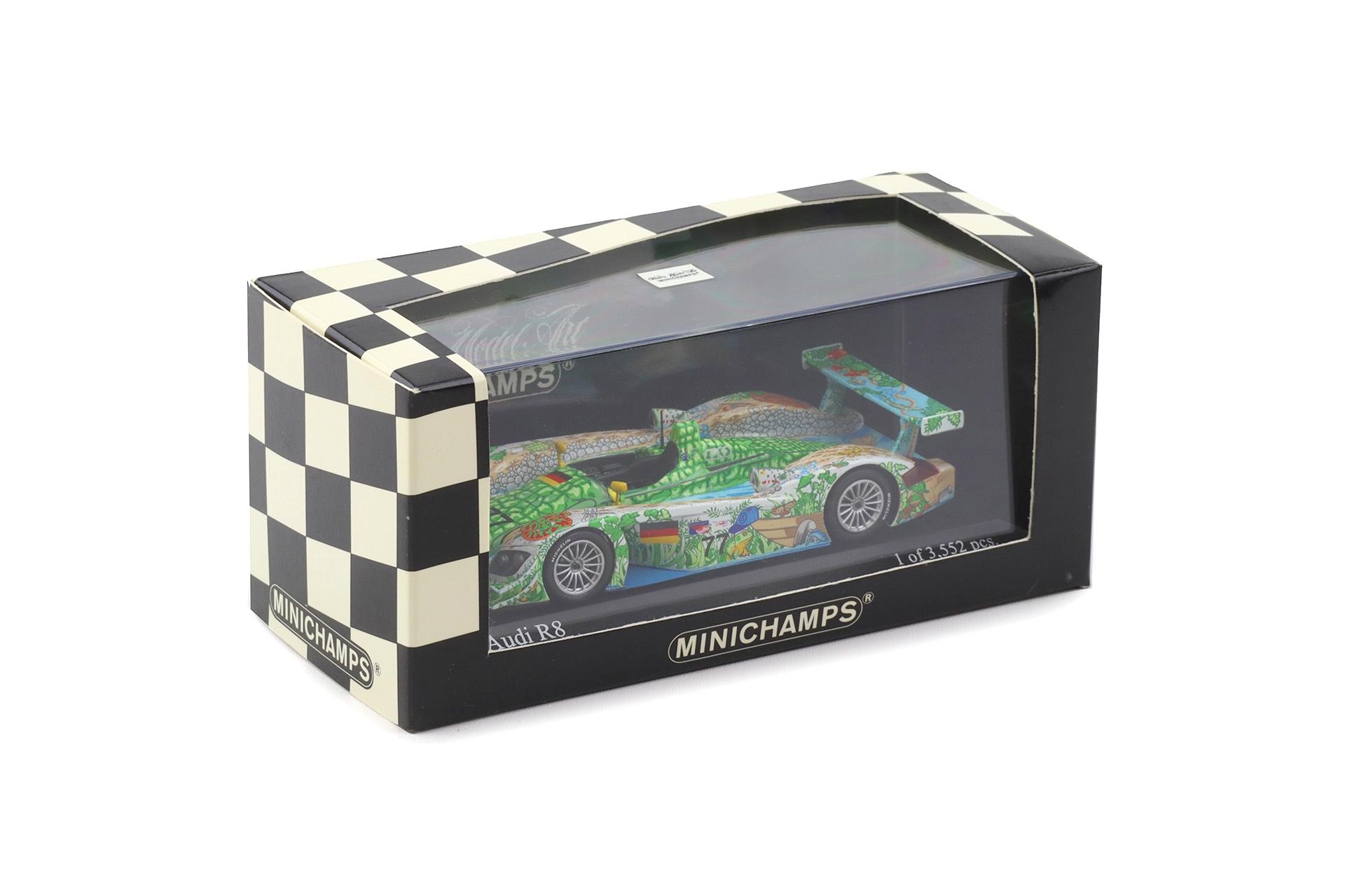 1:43 Minichamps Audi R8 ALMS Adelaide 2000 Winners Capello/ McNish #77