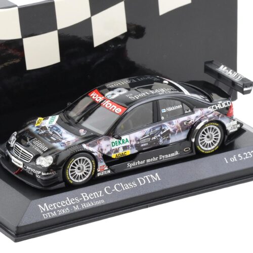 1:43 Minichamps Mercedes C-Class DTM 2005 Team AMG M.Hakkinen #8