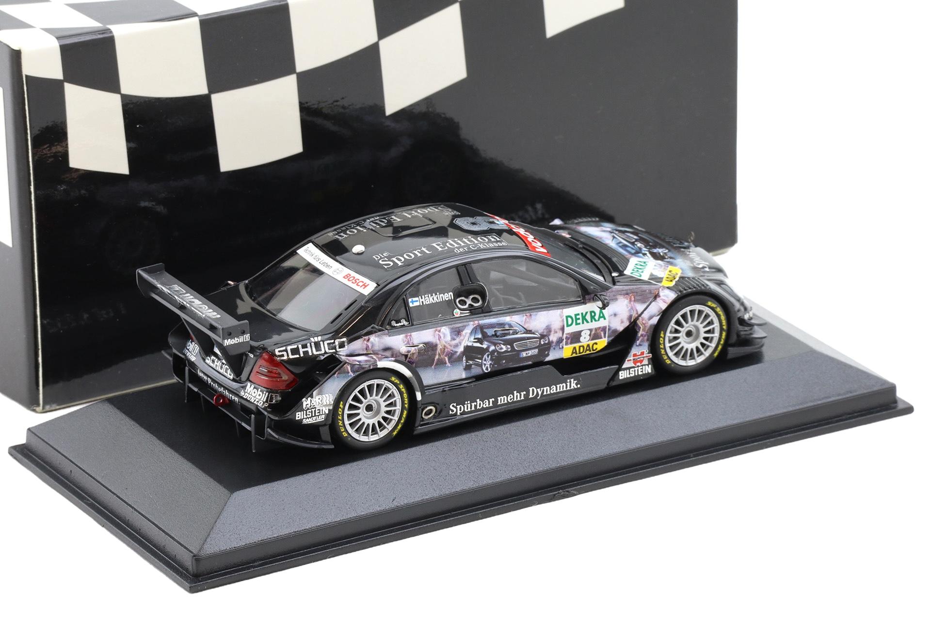 1:43 Minichamps Mercedes C-Class DTM 2005 Team AMG M.Hakkinen #8