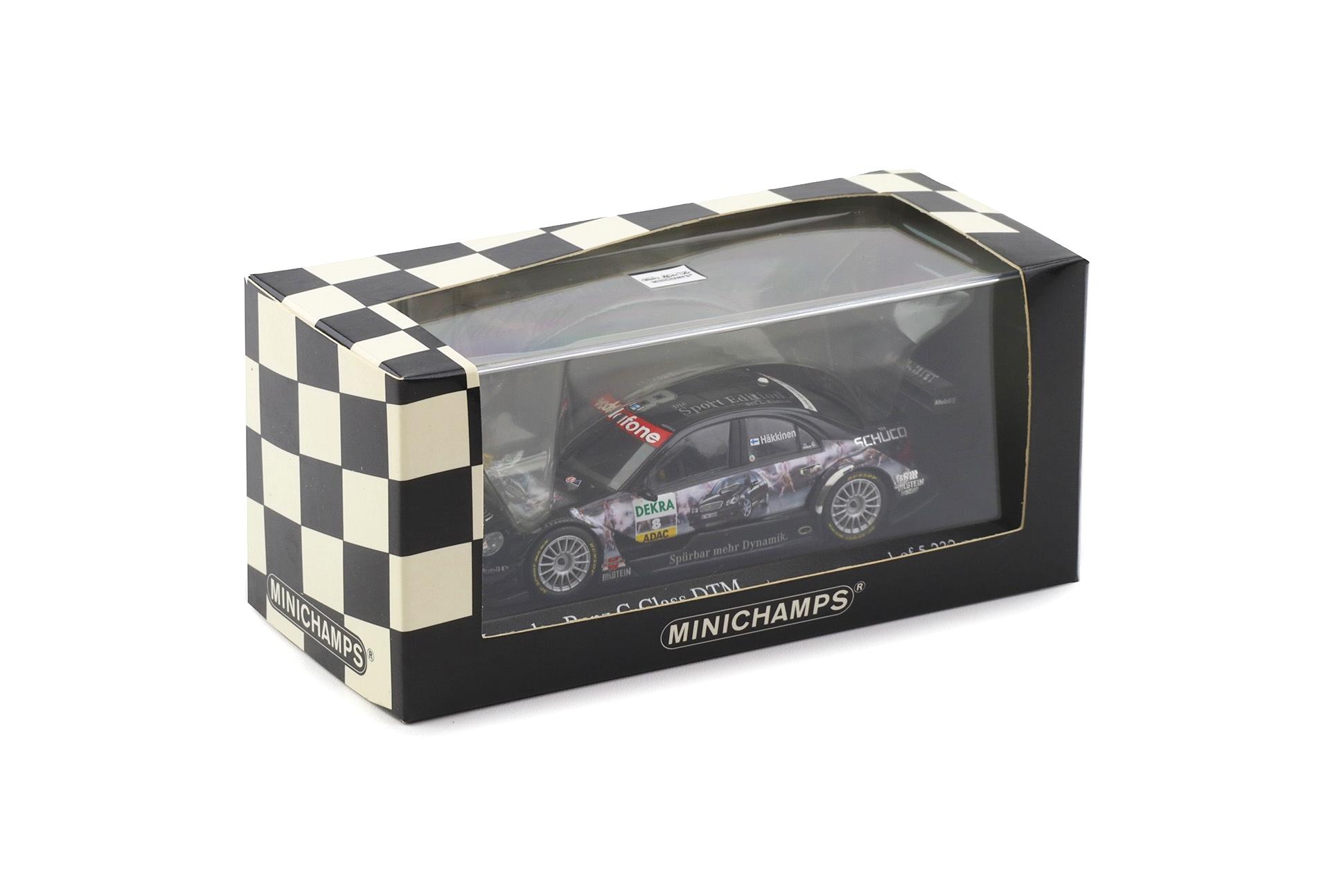 1:43 Minichamps Mercedes C-Class DTM 2005 Team AMG M.Hakkinen #8