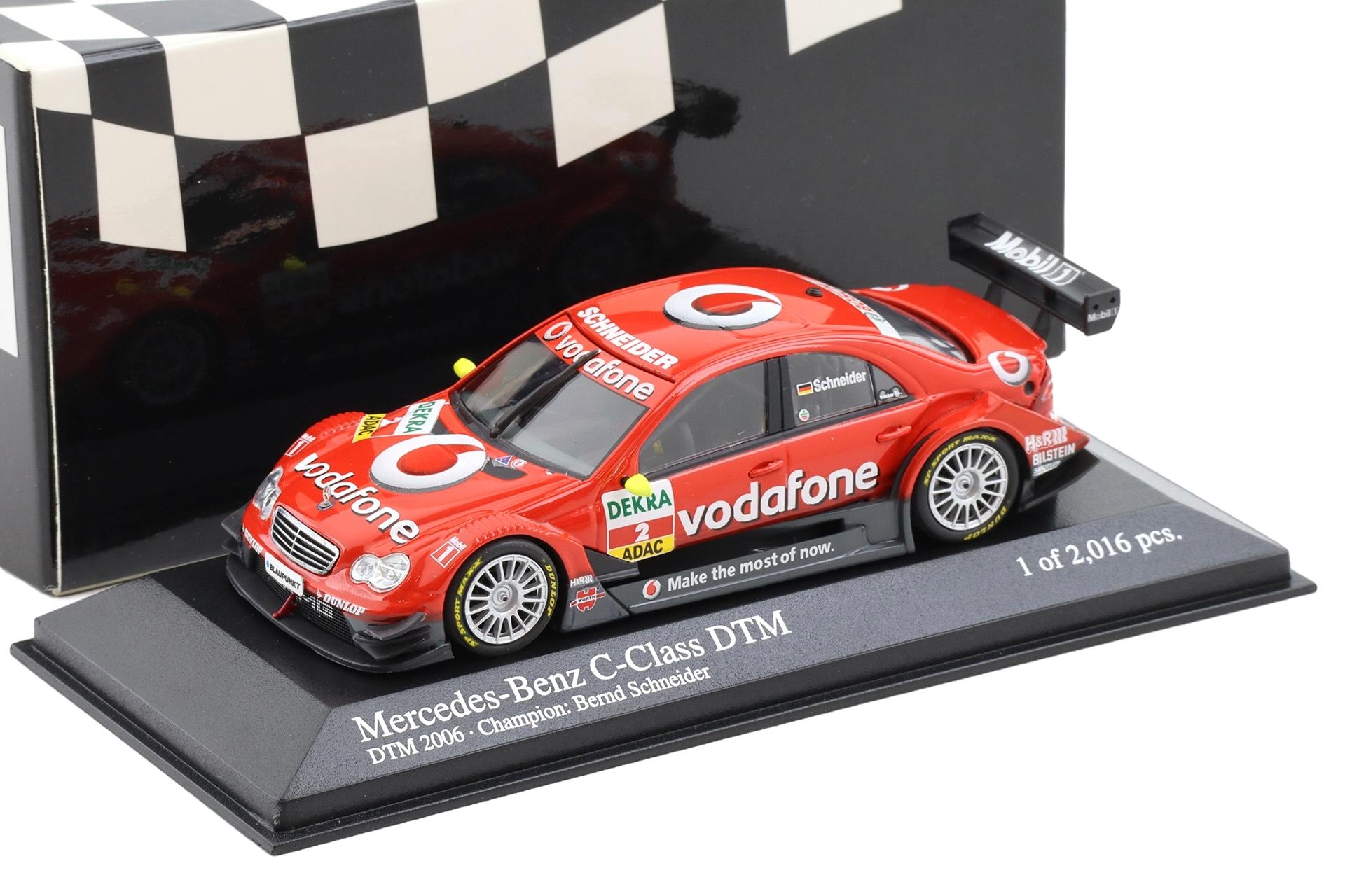 1:43 Minichamps Mercedes C-Class DTM 2006 Team AMG B.Schneider #2