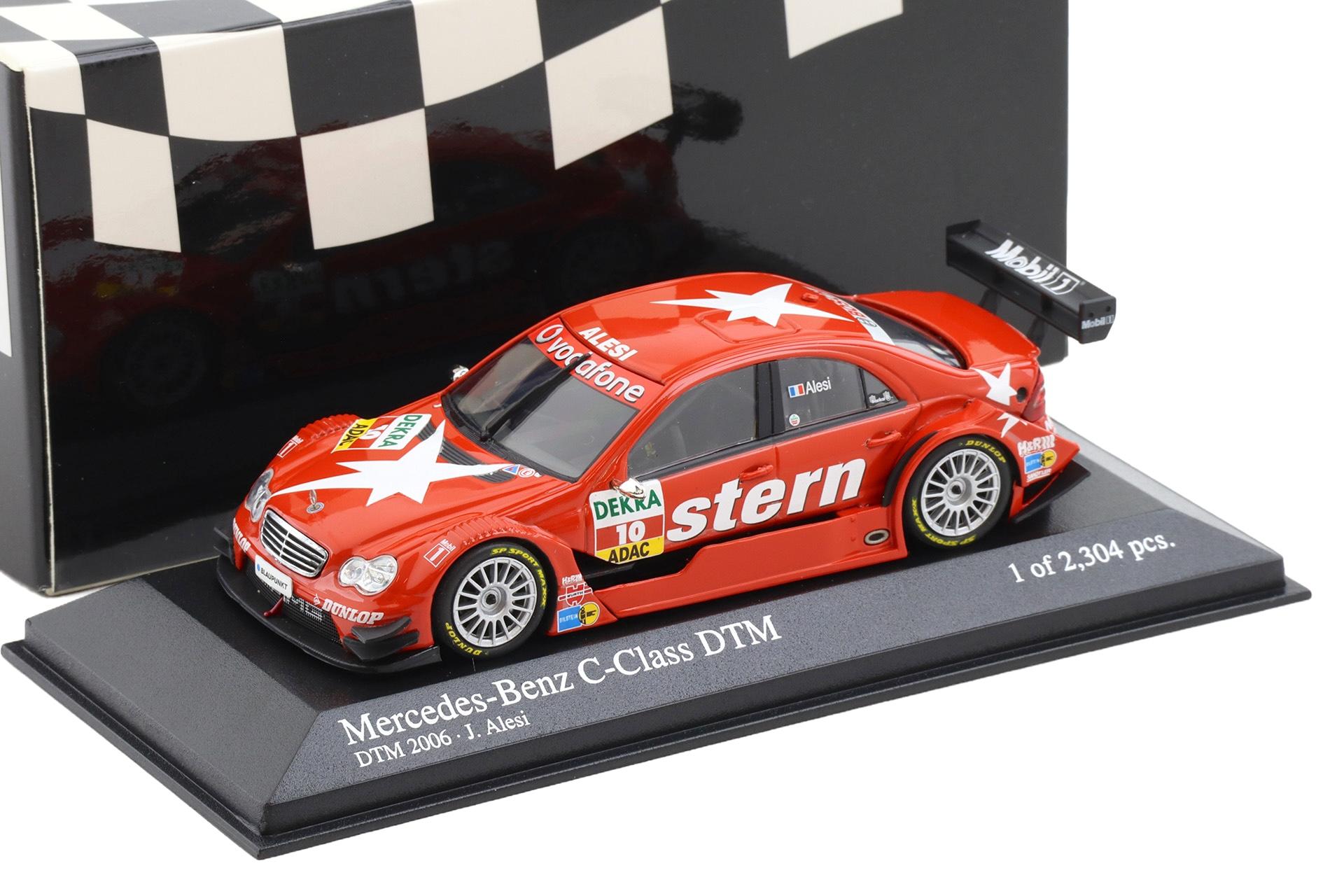 1:43 Minichamps Mercedes C-Class DTM 2006 Team Persson #10 J.Alesi