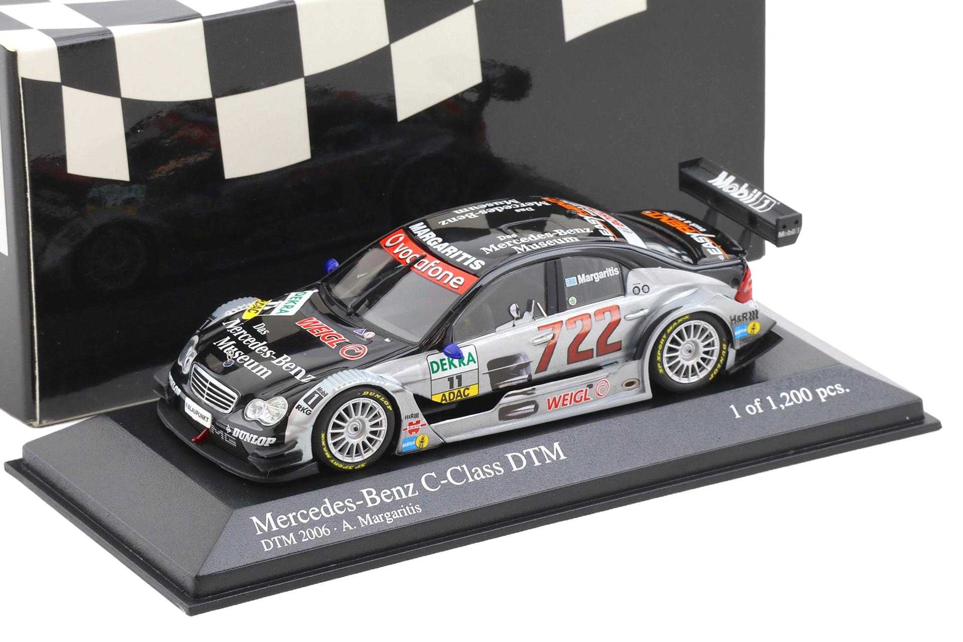 1:43 Minichamps Mercedes C-Class DTM 2006 Team Persson #11 A.Margaritis