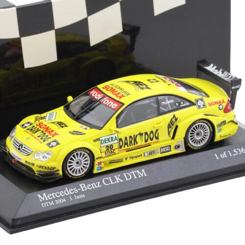 1:43 Minichamps Mercedes CLK DTM 2004 Team Rosberg #20 J.Janis