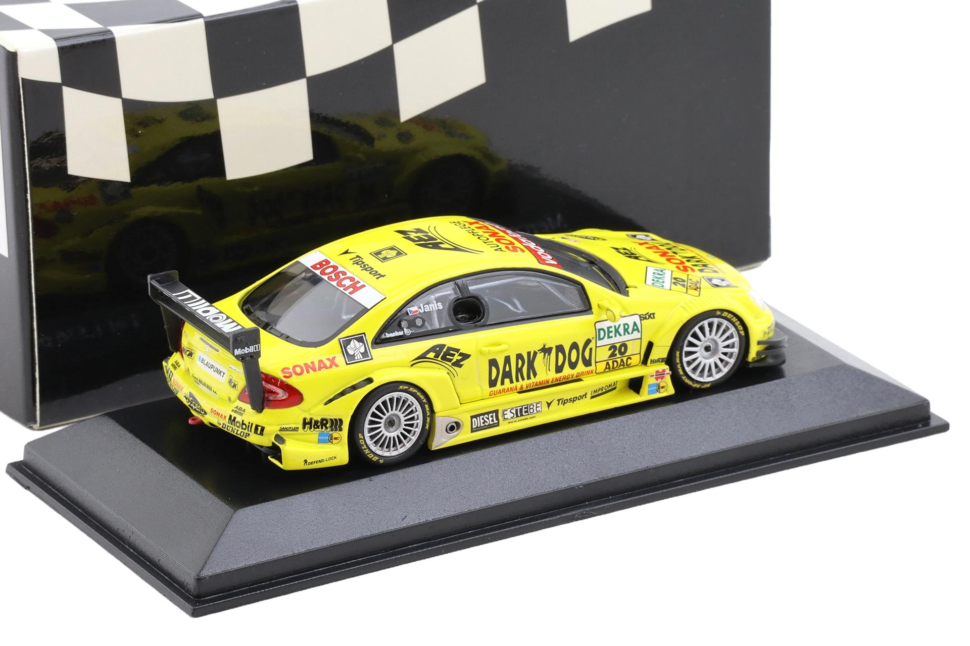 1:43 Minichamps Mercedes CLK DTM 2004 Team Rosberg #20 J.Janis