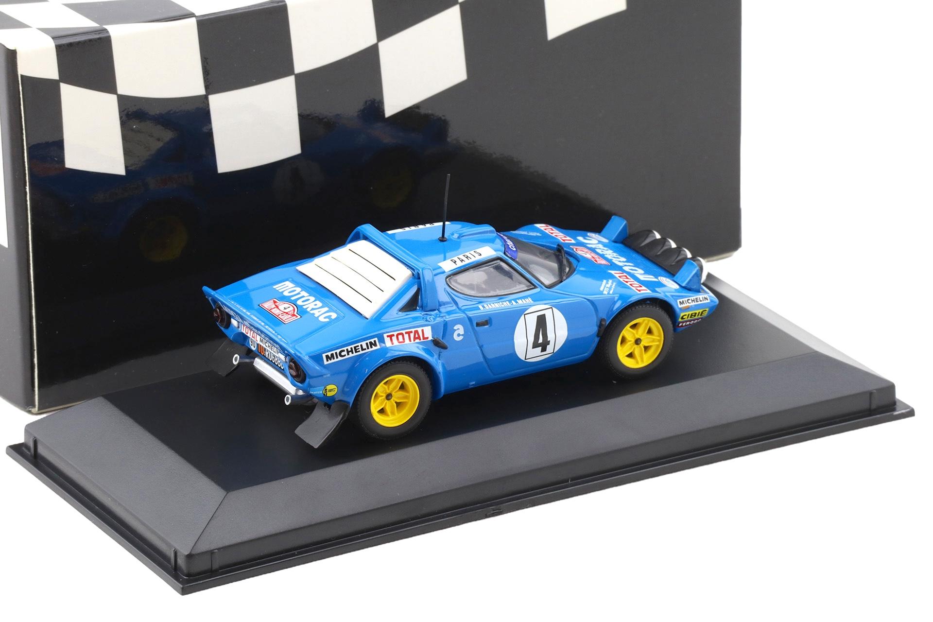 1:43 Minichamps Lancia Stratos Chardonnet 1st Tour de Corse 1979 Damiche/Mahe #4