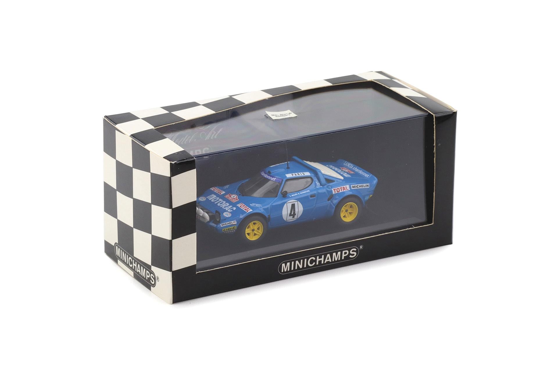 1:43 Minichamps Lancia Stratos Chardonnet 1st Tour de Corse 1979 Damiche/Mahe #4