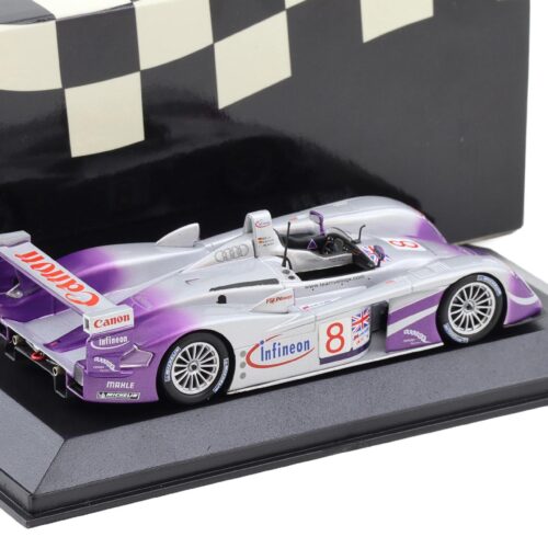 1:43 Minichamps Audi R8 Le Mans 24h 2004 Biela/Kaffer/McNish #8 Infineon