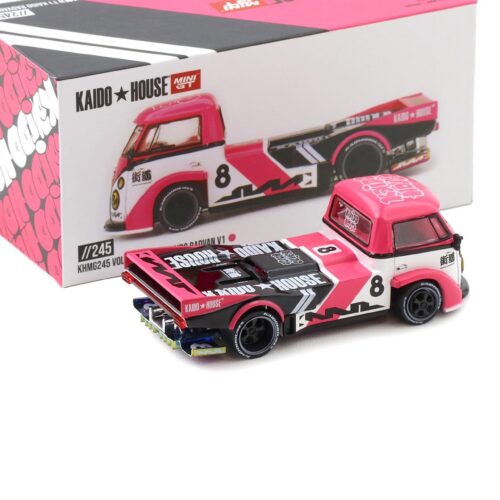 1:64 TSM Mini GT Kaido House Volkswagen VW T1 Kaido Radvan V1 #8 pink