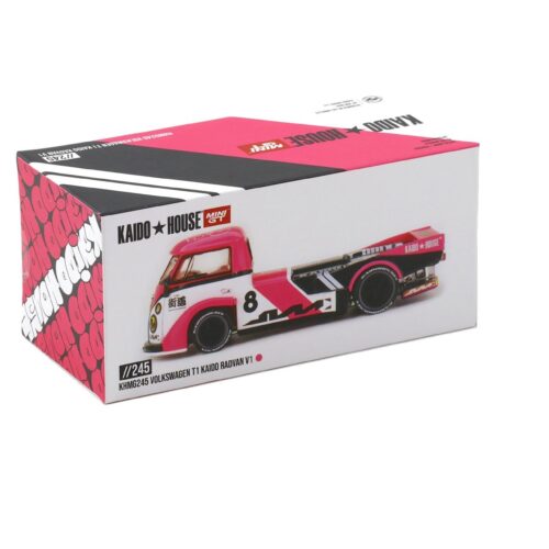 1:64 TSM Mini GT Kaido House Volkswagen VW T1 Kaido Radvan V1 #8 pink
