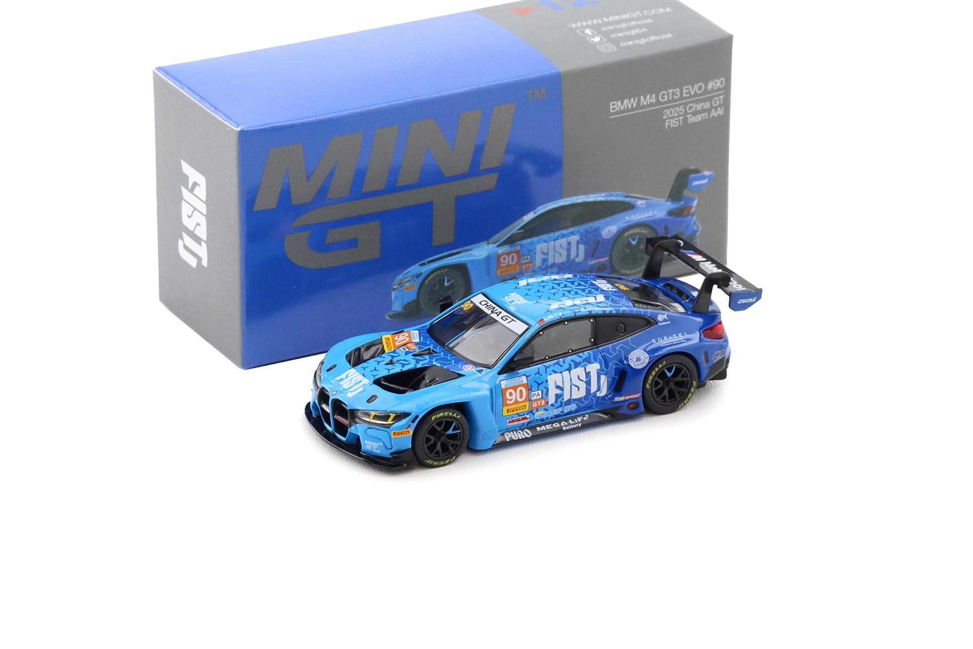1:64 TSM Mini GT BMW M4 GT3 EVO 2025 China GT FIST Team AAI #90