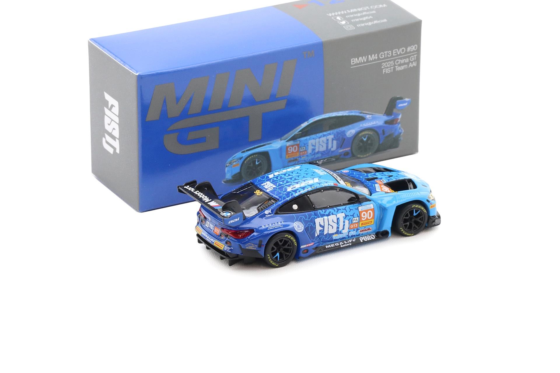 1:64 TSM Mini GT BMW M4 GT3 EVO 2025 China GT FIST Team AAI #90