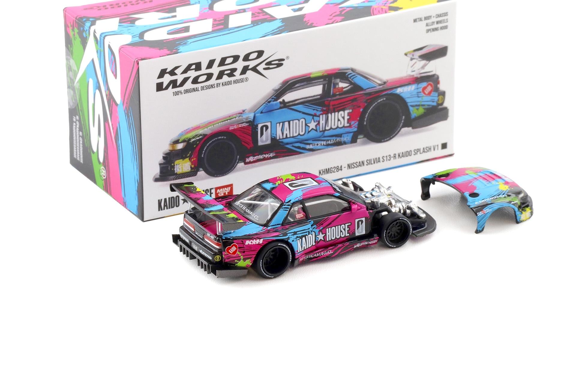 1:64 TSM Mini GT Kaido House Nissan Silvia S13-R Kaido Splash V1 #0