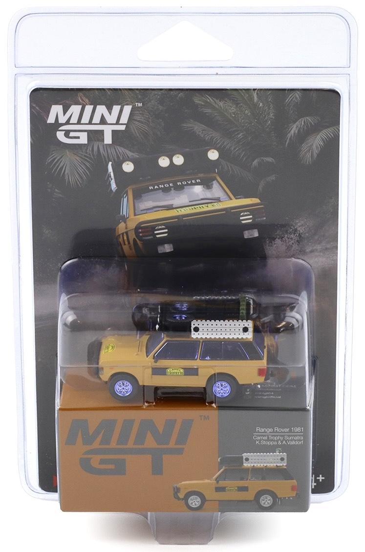 1:64 TSM Mini GT Blister Range Rover Camel Trophy Sumatra 1981 CHASE CAR