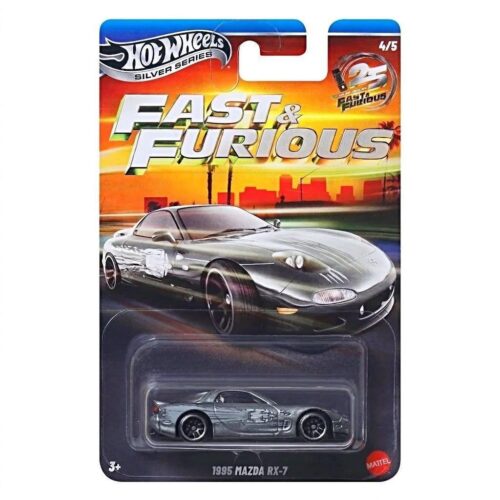 1:64 Hot Wheels 2026 Silver Series Fast & Furious JKX23 Mazda RX-7 grey