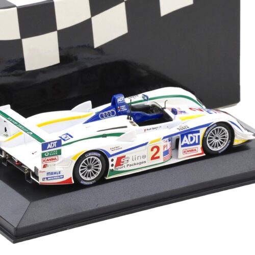 1:43 Minichamps Audi R8 Sebring 12h 2005 - 2nd Place #2 Pirro/Biela/McNish